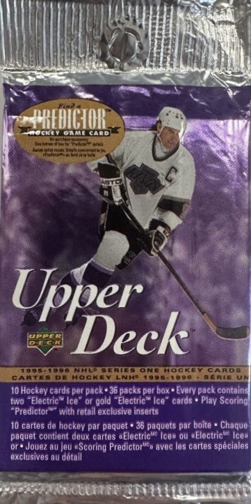 1995-96 Upper Deck Series 1 Hockey French Retail Pack